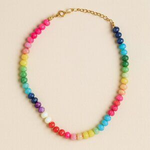 Rainbow Gemstone Necklace - Maddie Jae